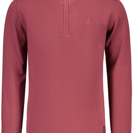 SEO. U.S. GRAND Herren Oberteile – Pullover, mit Reißverschluss - Rot Linkreich