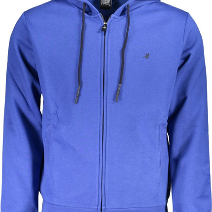 SEO. US GRAND Herren - Sweatshirt mit Reißverschluss, blau - Blau Linkreich