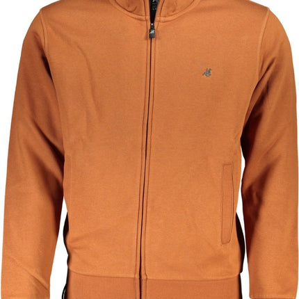 SEO. US GRAND Herren - Sweatshirt mit Reißverschluss, grün - Braun Linkreich