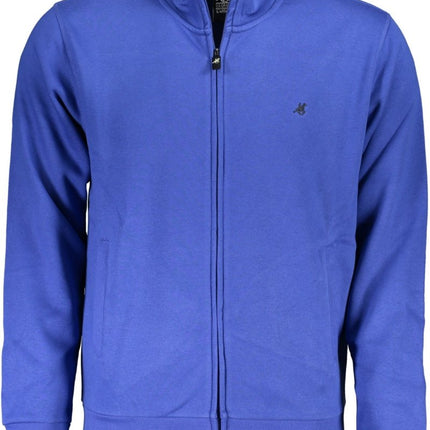 SEO. US GRAND Herren - Sweatshirt mit Reißverschluss, grün - Blau Linkreich