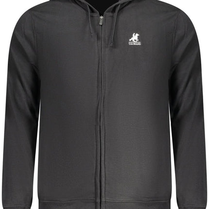 SEO. U.S. GRAND Herren - Sweatshirt mit Reißverschluss – Kapuze, 2 Taschen – Grün - Schwarz Linkreich