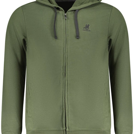 SEO. U.S. GRAND Herren - Sweatshirt mit Reißverschluss – Kapuze, 2 Taschen – Grün - Grün Linkreich