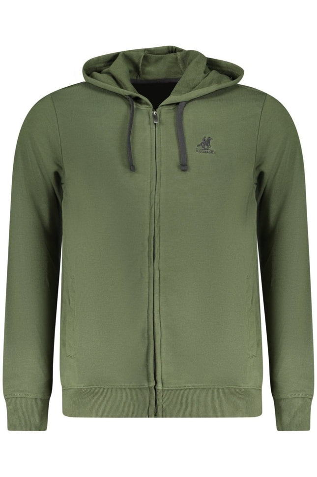 SEO. U.S. GRAND Herren - Sweatshirt mit Reißverschluss – Kapuze, 2 Taschen – Grün - Grün Linkreich