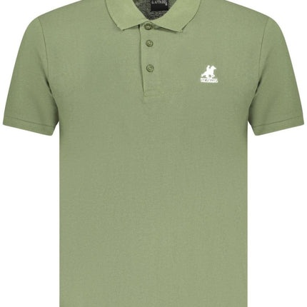 SEO. U.S. GRAND Poloshirt Herren – Weißes Polo Kurzarm aus 100% Baumwolle - Grün Linkreich
