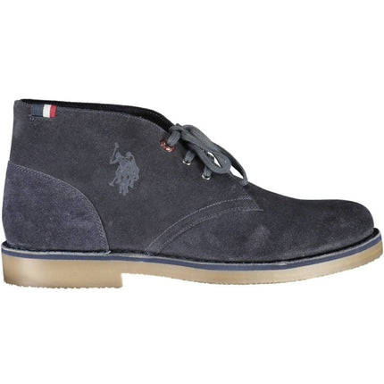 SEO. U.S. POLO BEST PRICE Stiefeletten Herren – Blaue Schnürstiefel für Herbst/Winter - Blau Linkreich