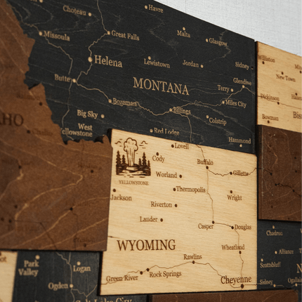 USA 3D Wooden Map (3D Wooden Country Maps) kaufen bei Linkreich – Jetzt entdecken!