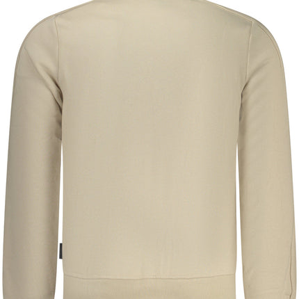 US GRAND Herren-Sweatshirt mit Reißverschluss, beige
