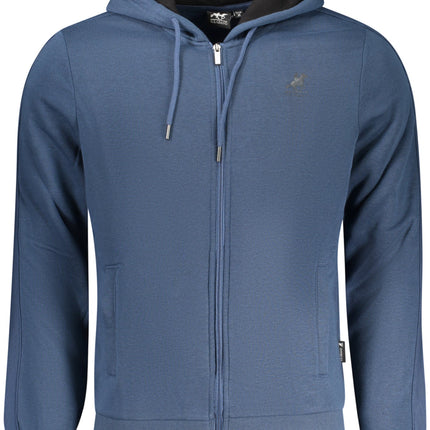 US GRAND Herren-Sweatshirt mit Reißverschluss, blau