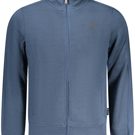 US GRAND Herren-Sweatshirt mit Reißverschluss, blau
