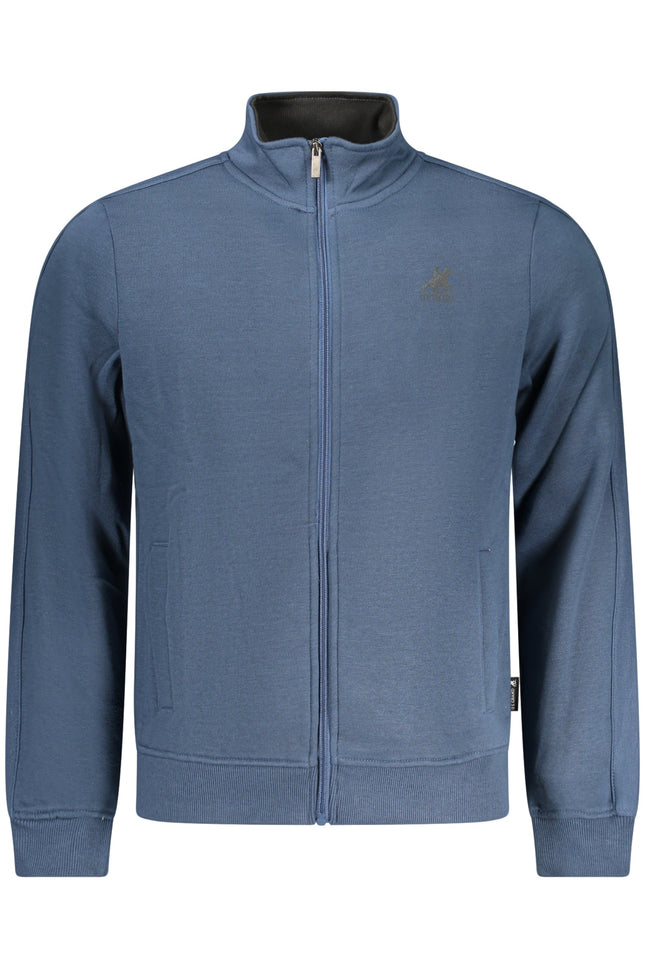US GRAND Herren-Sweatshirt mit Reißverschluss, blau