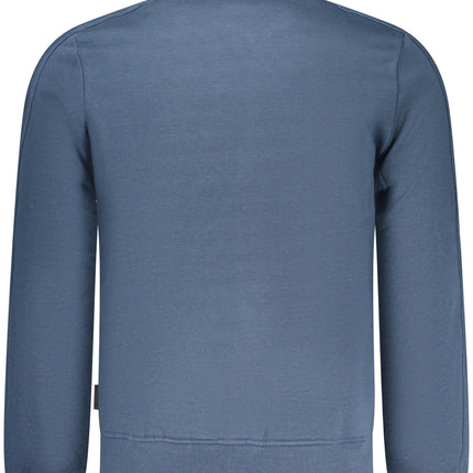 US GRAND Herren-Sweatshirt mit Reißverschluss, blau