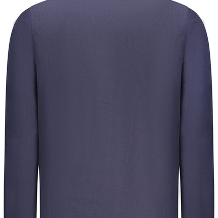 US GRAND Herren-Sweatshirt mit Reißverschluss, blau