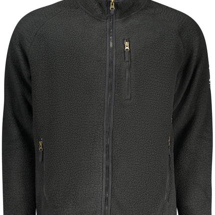 U.S. GRAND Herren-Sweatshirt mit Reißverschluss – Weißes Fleece für Herbst/Winter