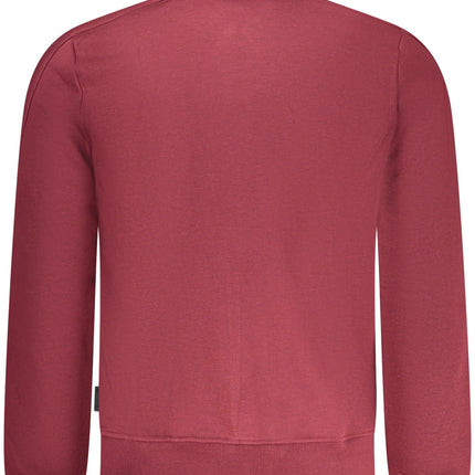 US GRAND RED Herren-Sweatshirt mit Reißverschluss