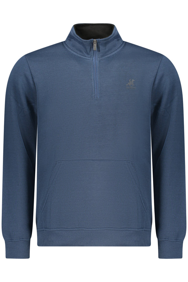 US GRAND Herren-Sweatshirt mit Reißverschluss, blau