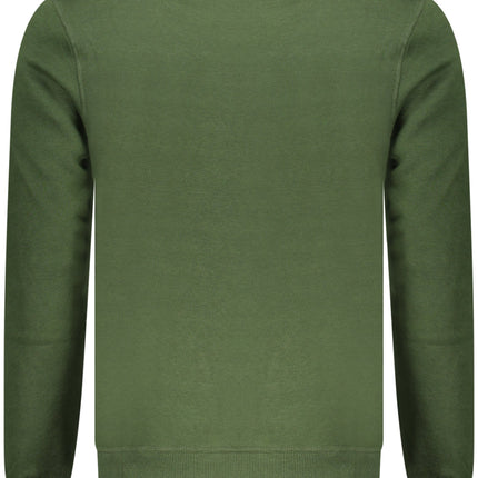 US GRAND Herren-Sweatshirt mit Reißverschluss, grün