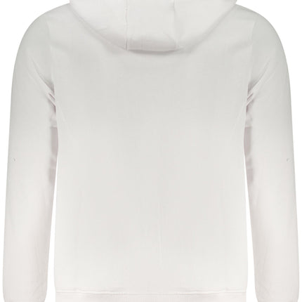 US GRAND Herren-Sweatshirt mit Reißverschluss, weiß