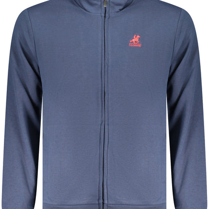 US GRAND Herren-Sweatshirt mit Reißverschluss, blau