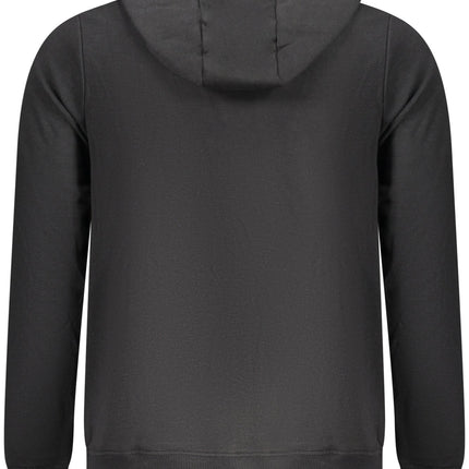 US GRAND Herren-Sweatshirt mit Reißverschluss, schwarz