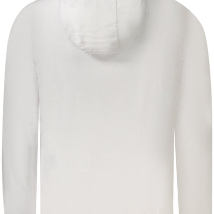 US GRAND Herren-Sweatshirt mit Reißverschluss, weiß