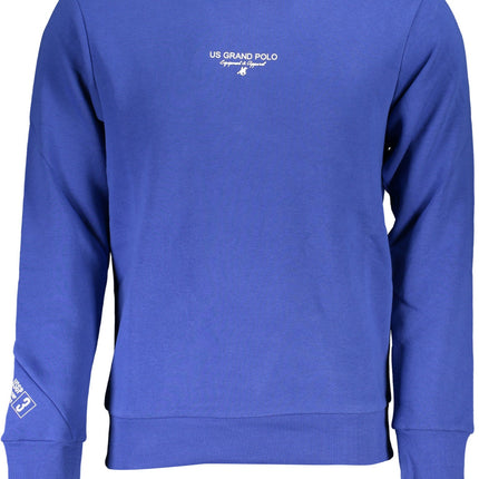 US GRAND Herren-Sweatshirt mit Reißverschluss, schwarz
