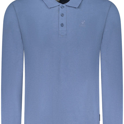 US GRAND LANGÄRMELIGES HERRENSHIRT BLAU