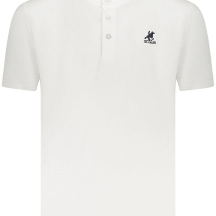 US GRAND POLO KURZARM HERREN WEISS