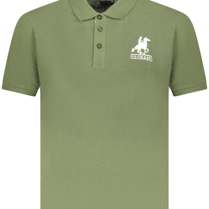 U.S. GRAND Poloshirt Herren Schwarz – Klassisches Polo aus 100% Baumwolle