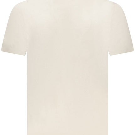 US GRAND Herren-T-Shirt mit kurzen Ärmeln, beige