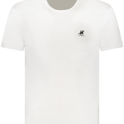 US GRAND Herren-T-Shirt mit kurzen Ärmeln, weiß