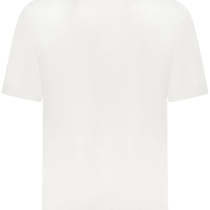 US GRAND Herren-T-Shirt mit kurzen Ärmeln, weiß