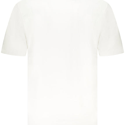 US GRAND Herren-T-Shirt mit kurzen Ärmeln, weiß