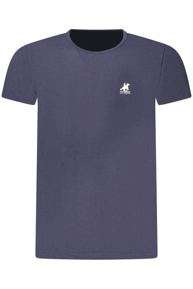US GRAND Herren-T-Shirt mit kurzen Ärmeln, blau