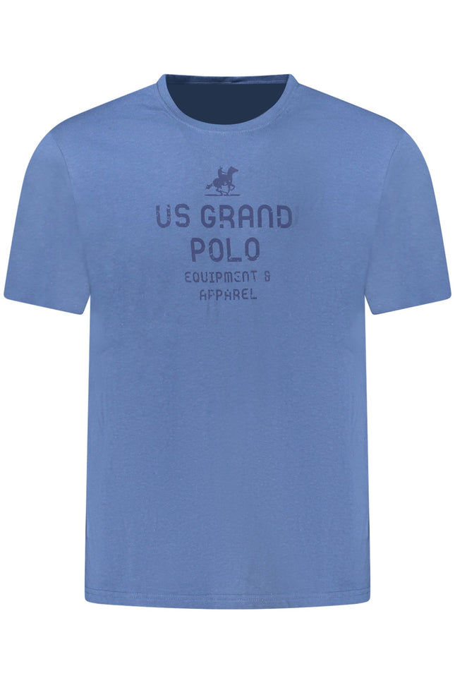 US GRAND Herren-T-Shirt mit kurzen Ärmeln, blau