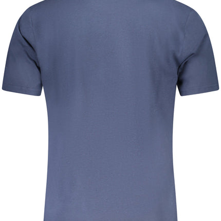 US GRAND Herren-T-Shirt mit kurzen Ärmeln, blau