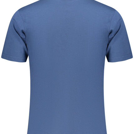 US GRAND Herren-T-Shirt mit kurzen Ärmeln, blau