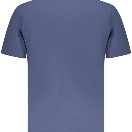 US GRAND Herren-T-Shirt mit kurzen Ärmeln, blau