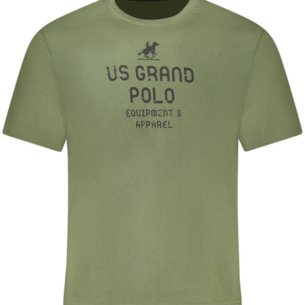 US GRAND Herren-T-Shirt mit kurzen Ärmeln, grün