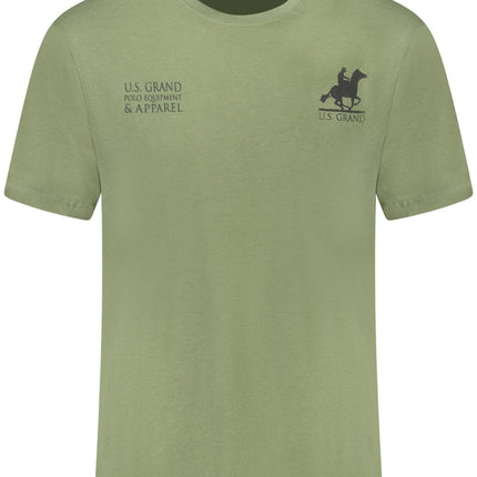 US GRAND Herren-T-Shirt mit kurzen Ärmeln, grün