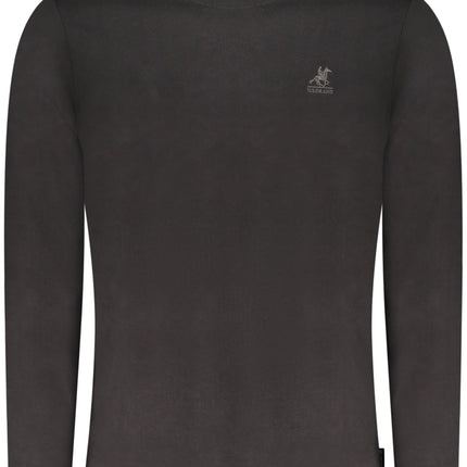US GRAND Herren Langarm-T-Shirt, schwarz