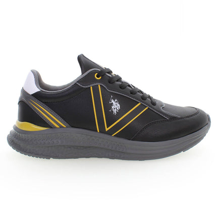 U.S. POLO BEST PRICE Herren Sportschuhe Schwarz – Sneaker für Herbst/Winter