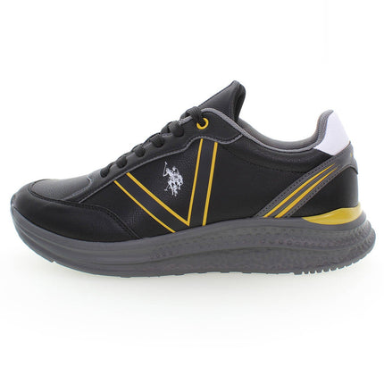U.S. POLO BEST PRICE Herren Sportschuhe Schwarz – Sneaker für Herbst/Winter
