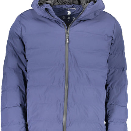 U.S. POLO Jacke Herren – Blaue Kapuzenjacke für Herbst/Winter | soulluna.de