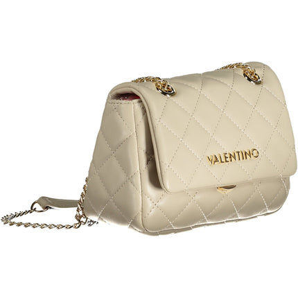 VALENTINO BAGS Damen Tasche Rosa – Ketten-Schultertasche mit Logo-Details