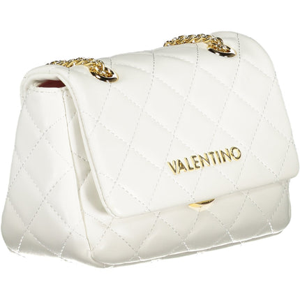 VALENTINO BAGS Damen Tasche Rosa – Ketten-Schultertasche mit Logo-Details