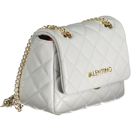 VALENTINO BAGS Damen Tasche Rosa – Ketten-Schultertasche mit Logo-Details