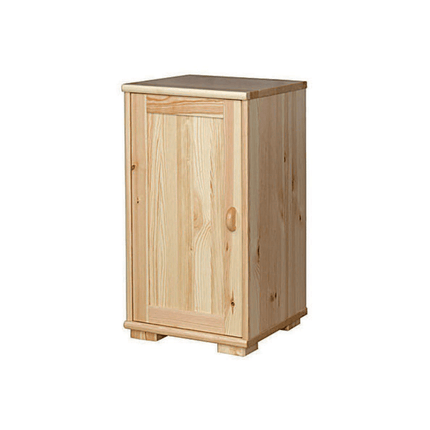 SEO. Vanessa Kommode Sideboard | Anrichte | 1 - Türig | 100% Bio Kiefer Massivholz - Natur Linkreich