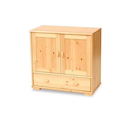 SEO. Vanessa Kommode Sideboard | Anrichte | 2 - Türig | 1 - Schublade | 100% Bio Massivholz - Natur Linkreich