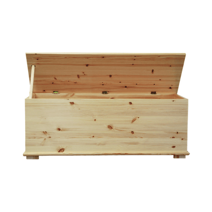 SEO. Vanessa Wäscheschrank Bio Kiefer Massivholz - Wäschebox Kommode aus 100% Bio Holz - Natur Linkreich