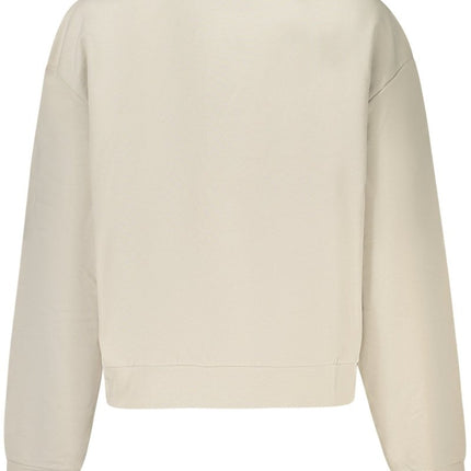 SEO. Vans Damen - Sweatshirt mit Zip - Up - Details Schwarz – Gebürstet & Bequem - Beige Linkreich